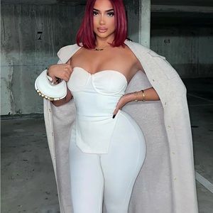 Call My Name Ribbed Pant Set